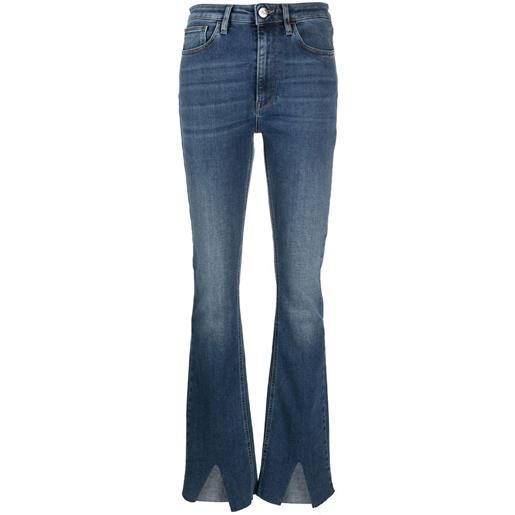 3x1 jeans skinny a vita alta - blu