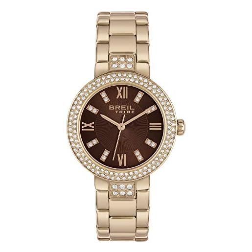 Breil, orologio femminile collezione eliza, orologio da donna con design semplice, movimento al quarzo tmi vj32 e resistente all'acqua fino a 5 atm