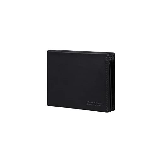 Samsonite attack 2 slg - portafoglio, 13 cm, colore: nero, nero (black), buste per carte di credito da uomo