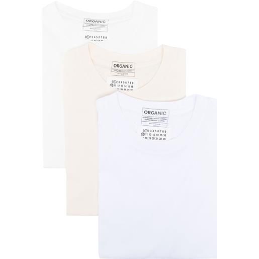 Maison Margiela t-shirt girocollo - bianco