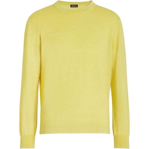 Zegna maglione oasi - giallo