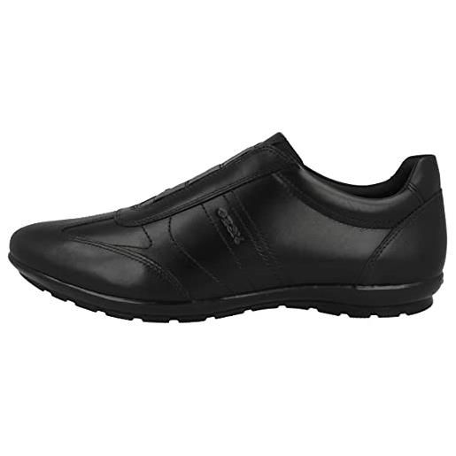 Geox uomo symbol c, scarpe uomo, nero, 45 eu