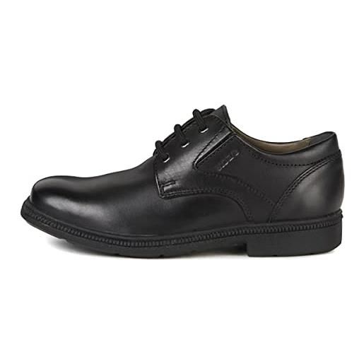 Geox jr federico c, scarpe bambini e ragazzi, nero (black), 43 eu