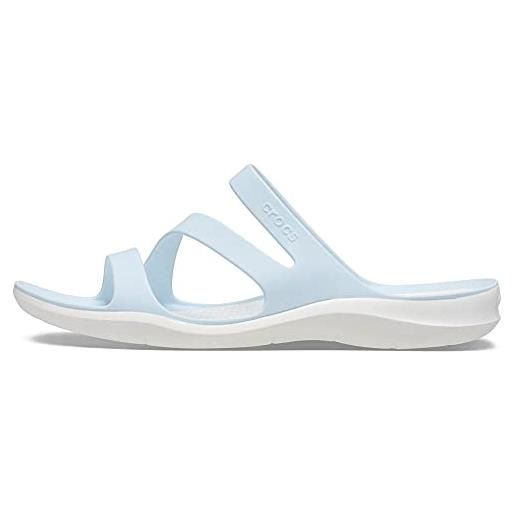 Crocs swiftwater sandal w, sandali donna, black/white, 39/40 eu