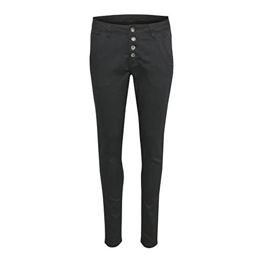 Cream crbaiily-pantaloni in twill jeans, colore: nero, 25w x 32l donna