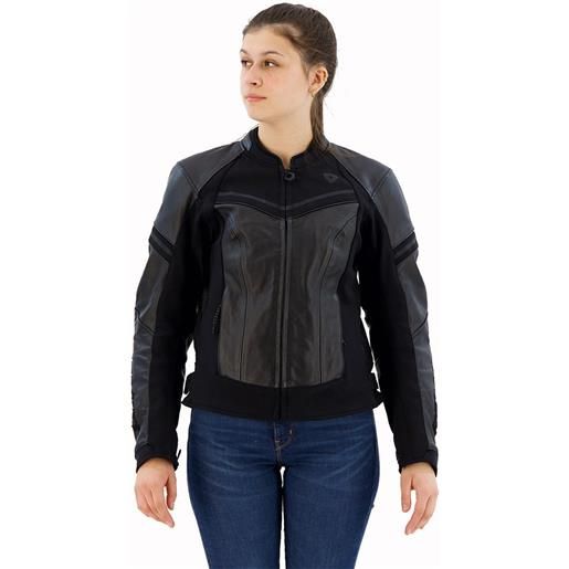 Revit median leather jacket nero 34 donna