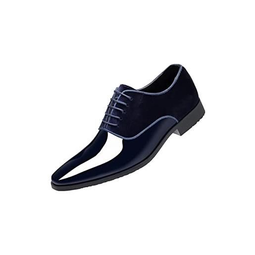 EndoraDore oxfords da uomo in pelle stringate scarpe eleganti slip on derby classiche scarpe da lavoro formali brogue intelligenti