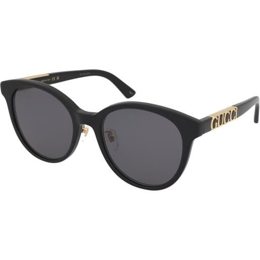 Gucci gg1191sk 003 | occhiali da sole graduati o non graduati | prova online | plastica | tondi | nero | adrialenti