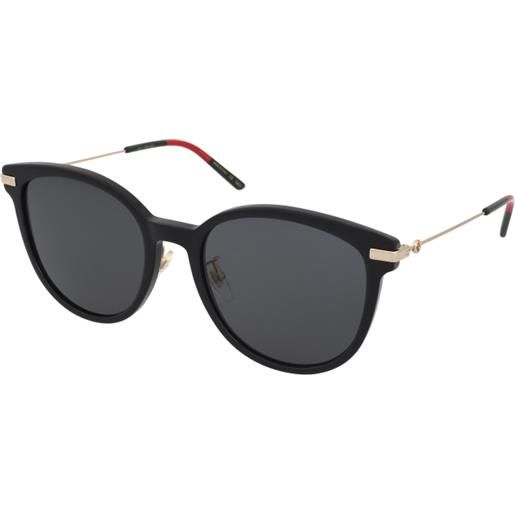 Gucci gg1196sk 003 | occhiali da sole graduati o non graduati | prova online | plastica | tondi | nero | adrialenti