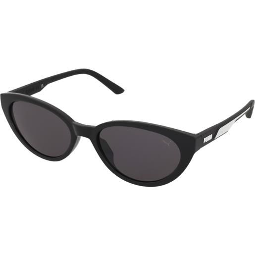 Puma pu0386s 001 | occhiali da sole graduati o non graduati | unisex | plastica | ovali / ellittici, cat eye | nero | adrialenti