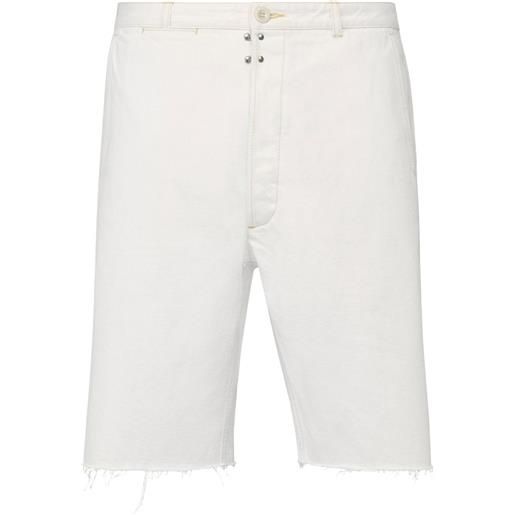 Maison Margiela shorts denim selvedge - bianco