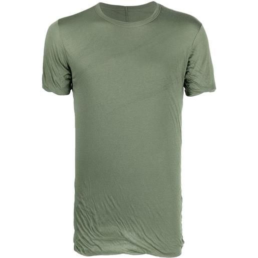 Rick Owens t-shirt con ruches - verde