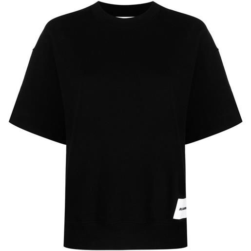 Jil Sander t-shirt con applicazione - nero
