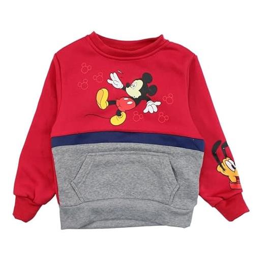 Disney mic22-2558 s2 maglione, rosso, 4 anni bambino
