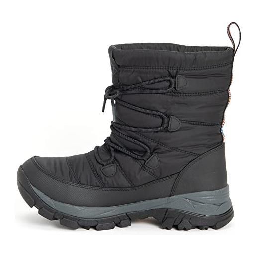 Muck Boots arctic ice nomade sport agat, stivali da neve donna, nero, 36 eu