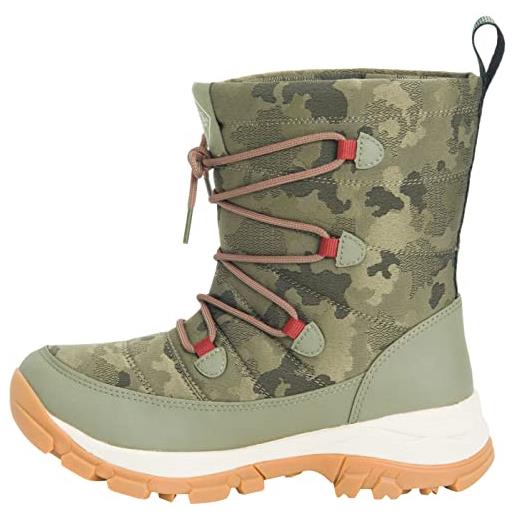 Muck Boots arctic ice nomade sport agat, stivali da neve donna, verde oliva mimetico, 36 eu