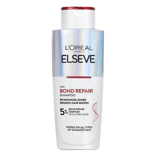 L'Oréal Paris elseve bond repair shampoo 200 ml shampoo ristrutturante per capelli danneggiati per donna