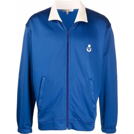 MARANT giacca sportiva con stampa - blu