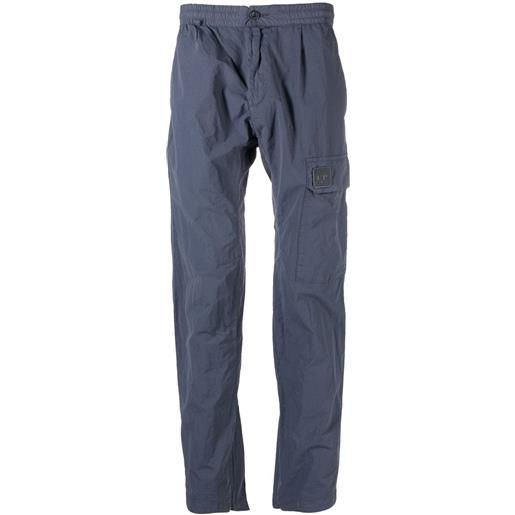 C.P. Company pantaloni con applicazione - blu