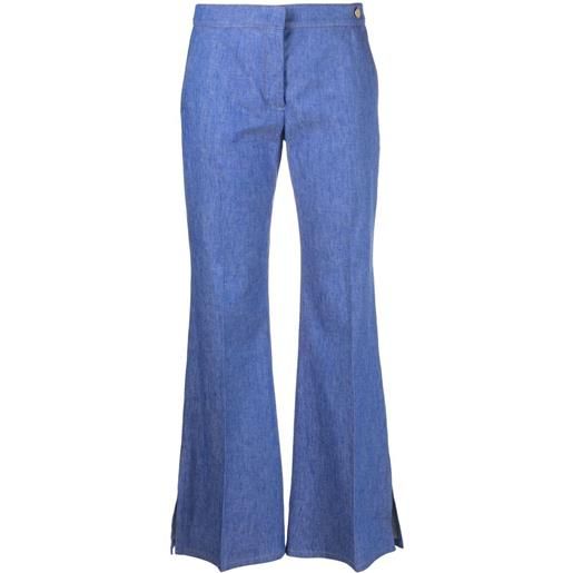 Câllas Milano jeans svasati sofia crop - blu