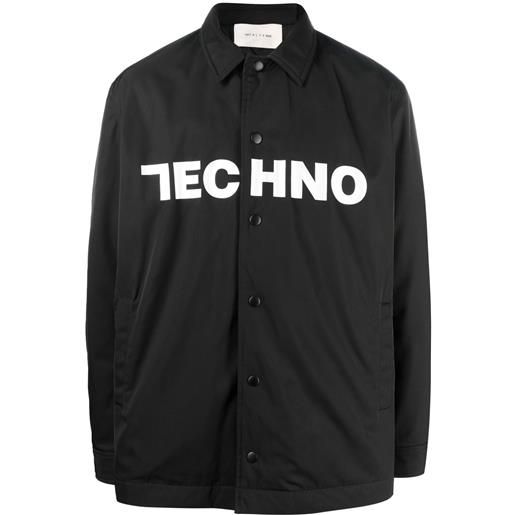 1017 ALYX 9SM giacca-camicia techno - nero