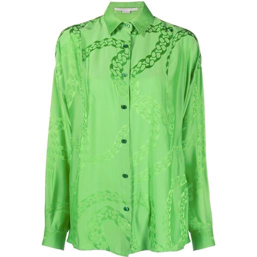Stella McCartney camicia con stampa - verde