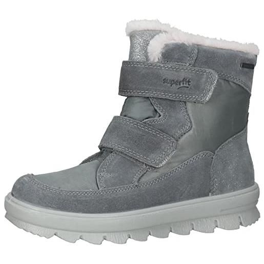 Superfit flavia gore-tex-imbottitura calda, stivali da neve, grigio rosa 2000, 32 eu