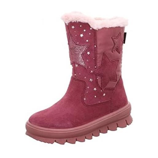 Superfit flavia gore-tex-imbottitura calda, stivali da neve, verde chiaro rosa 7500, 31 eu