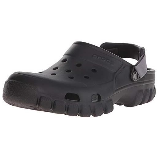 Crocs offroad sport clog unisex - adulto zoccoli, sabot, nero (black/graphite), 45/46 eu