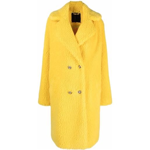Philipp Plein cappotto iconic lungo - giallo