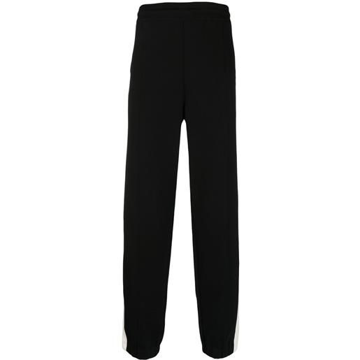 Dunhill pantaloni con righe laterali - nero