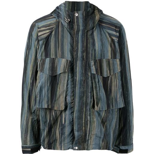 Paul Smith giacca con stampa woodland - blu