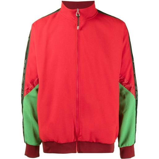 Toga Virilis maglione con design color block - rosso