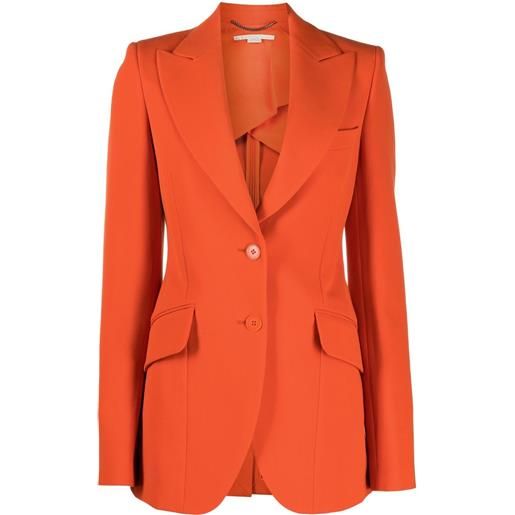 Stella McCartney blazer monopetto sartoriale - arancione