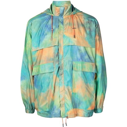 Ahluwalia giacca con fantasia tie dye - multicolore