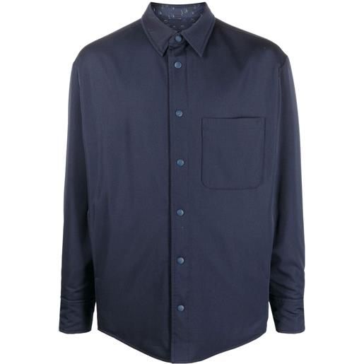 Lanvin giacca-camicia - blu