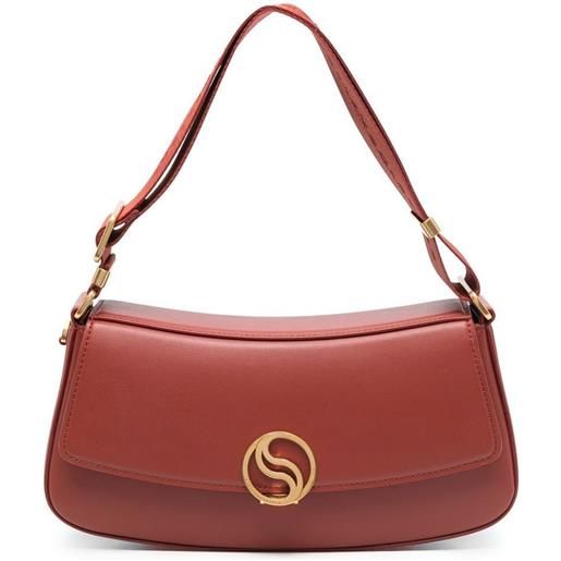 Stella McCartney borsa a spalla s-wave - rosso