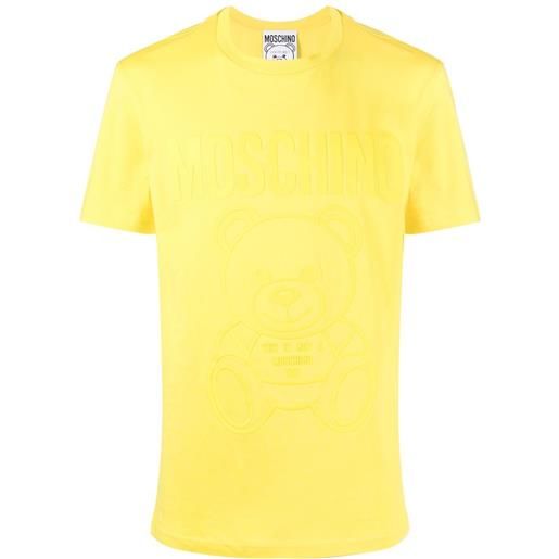Moschino t-shirt con stampa - giallo