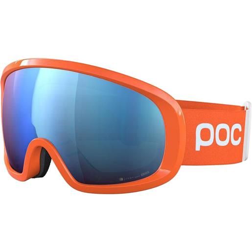 Poc fovea mid clarity comp ski goggles arancione spektris blue/cat2