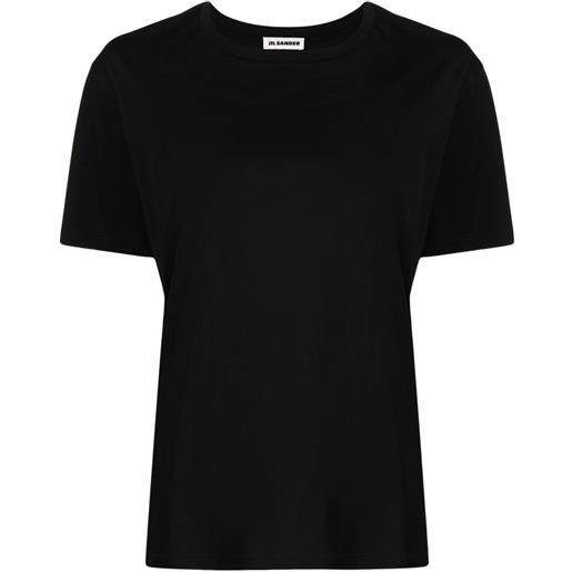 Jil Sander t-shirt girocollo - nero