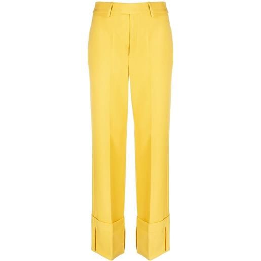 BITE Studios pantaloni sartoriali a vita alta - giallo