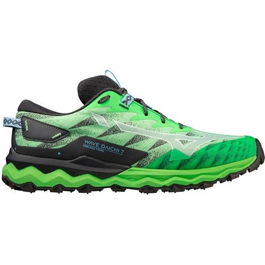 Mizuno wave daichi 7 trail running shoes verde eu 44 1/2 uomo