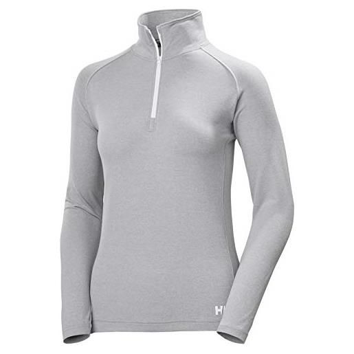 Helly Hansen donna verglas 1/2 zip, grigio, xl