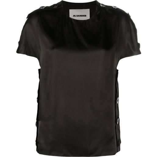 Jil Sander t-shirt con decorazione - nero