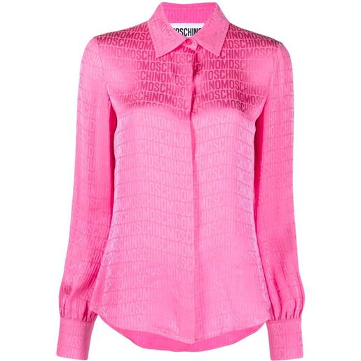 Moschino camicia con stampa - rosa