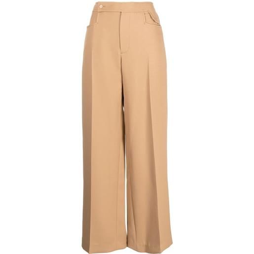 Low Classic pantaloni dritti - marrone