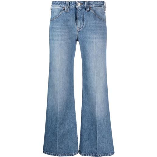 Victoria Beckham jeans svasati edie california wash - blu
