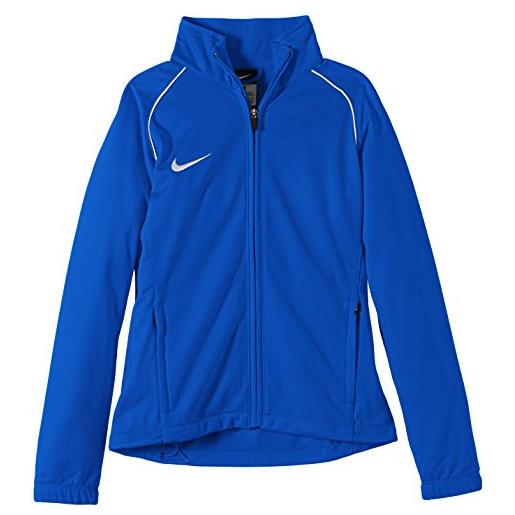 Nike, giacca sportiva bambino foundation, blu (royal blue/white), xs