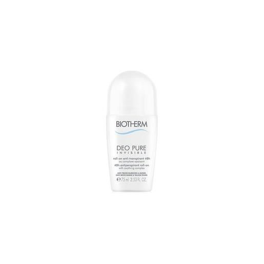 Biotherm deodorante deo pure invisible 48h roll on 75 ml