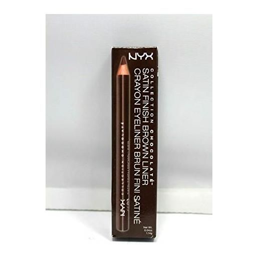 NYX PROFESSIONAL MAKEUP nyx collection chocolate eyeliner - satin finish brown